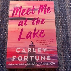 Carley Fortune's 'Meet Me at the Lake' - Pink Cover